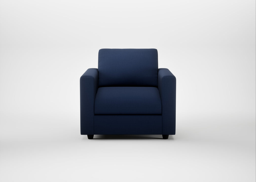 Nimbus II Armchair Smart Cotton Linen Indigo