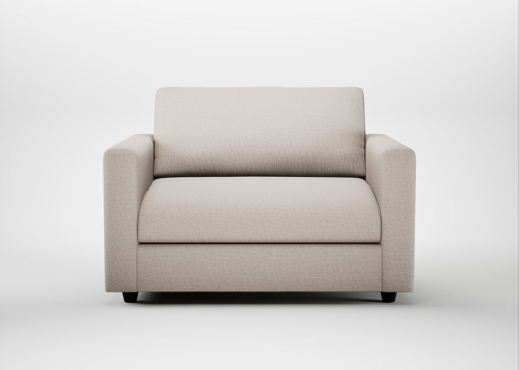 Nimbus II Loveseat Capelo Linen-Cotton Sesame