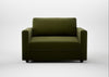 Nimbus II Loveseat Cotton Velvet Evergreen