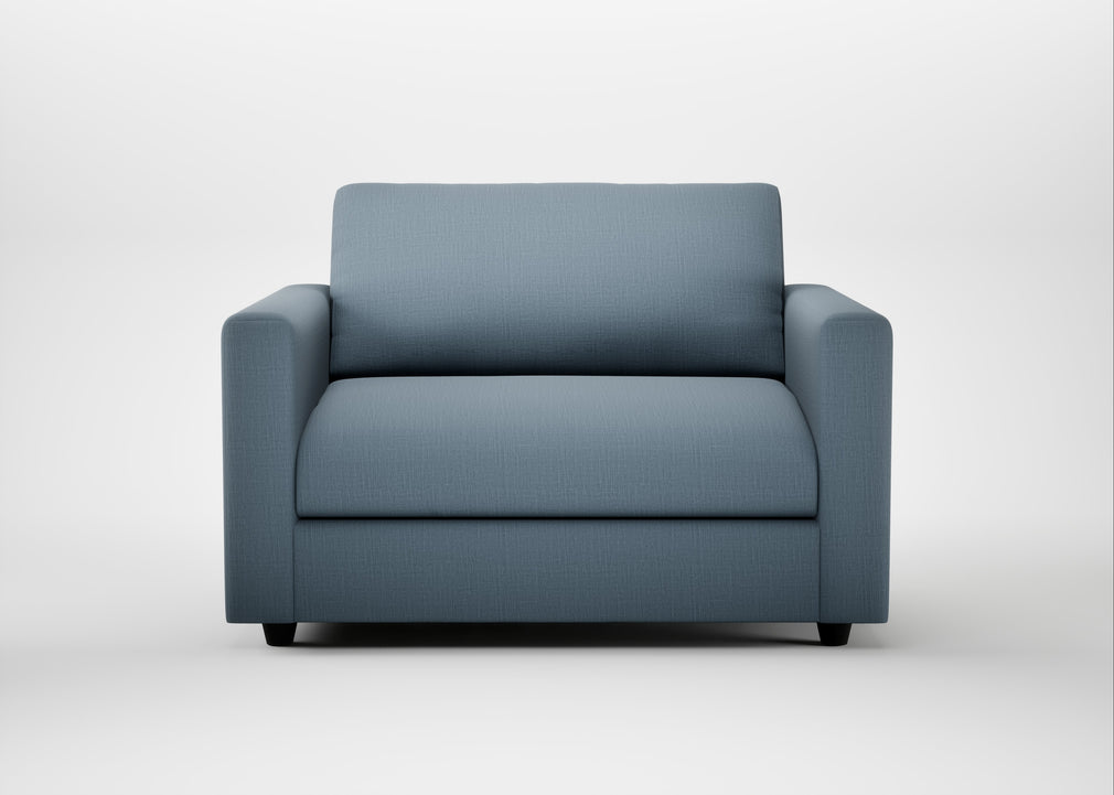 Nimbus II Loveseat Smart Cotton Linen Celestial