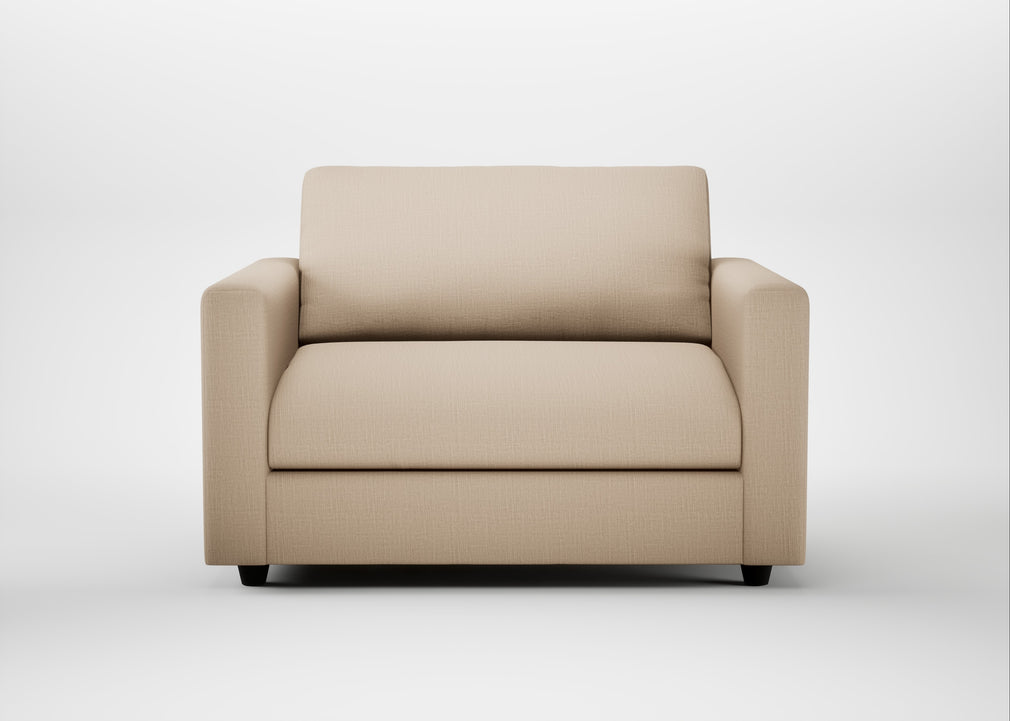 Nimbus II Loveseat Smart Cotton Linen Rice