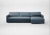 Nimbus II Right Hand Facing Chaise Corner Sofa Smart Cotton Linen Celestial