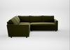 Nimbus II Corner Sofa Cotton Velvet Evergreen