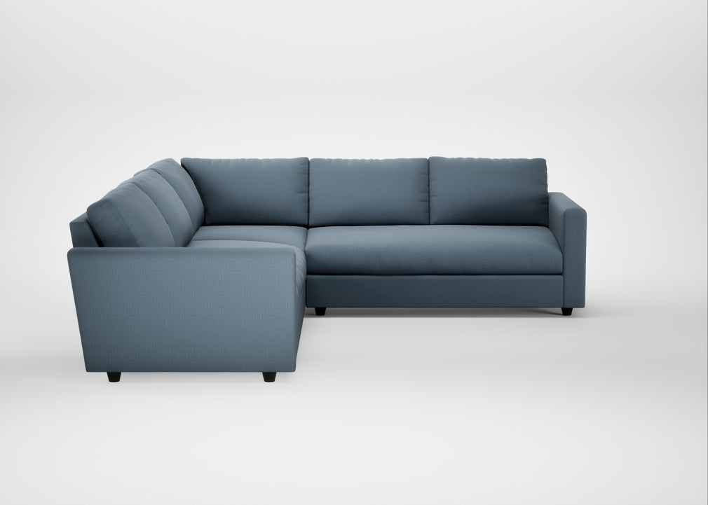 Nimbus II Large Corner Sofa Smart Cotton Linen Celestial