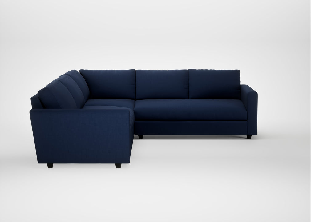 Nimbus II Large Corner Sofa Smart Cotton Linen Indigo