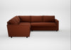 Nimbus II Large Corner Sofa Smart Cotton Linen Rust