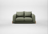 Nuvola 2 Seater Sofa Capelo Linen-Cotton Sage / Natural