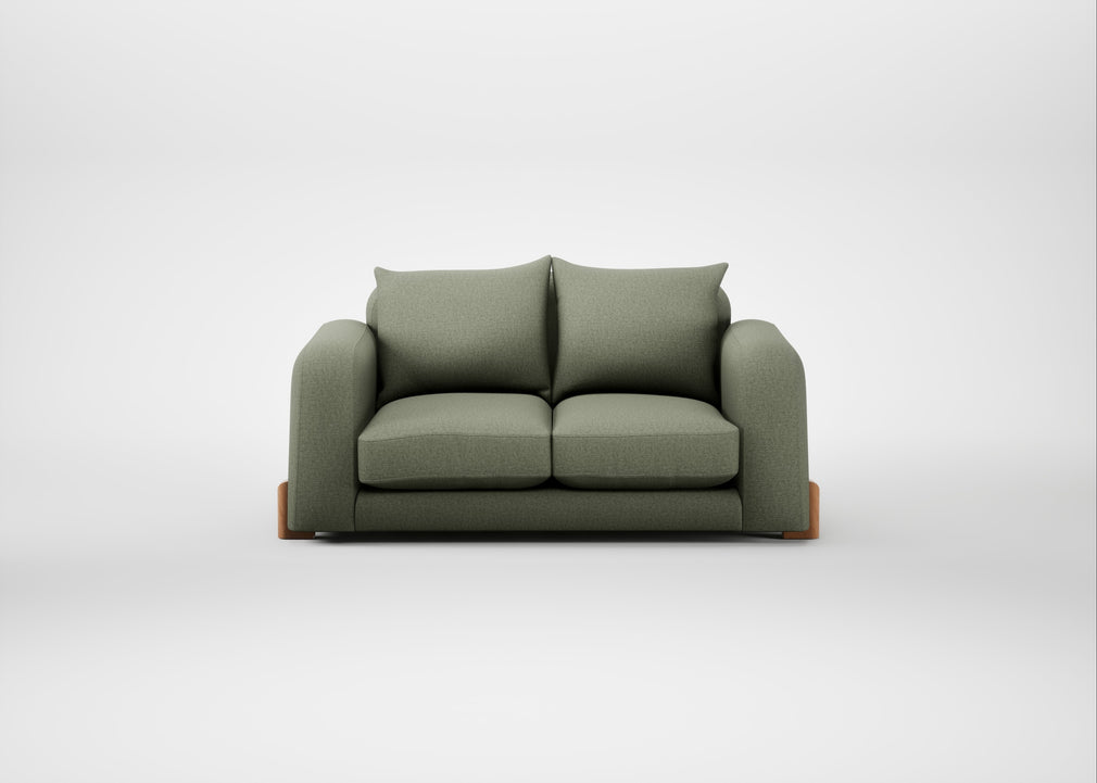 Nuvola 2 Seater Sofa Capelo Linen-Cotton Sage / Natural