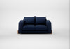 Nuvola 2 Seater Sofa Smart Cotton Linen Indigo / Natural