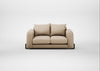 Nuvola 2 Seater Sofa Smart Cotton Linen Rice / Black