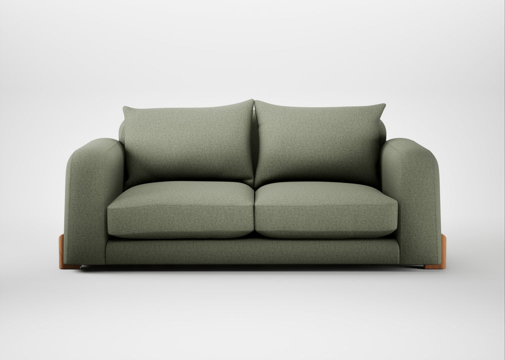 Nuvola 3 Seater Sofa Capelo Linen-Cotton Sage / Natural