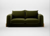 Nuvola 3 Seater Sofa Cotton Velvet Evergreen / Natural