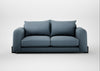 Nuvola 3 Seater Sofa Smart Cotton Linen Celestial / Black