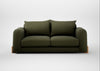 Nuvola 3 Seater Sofa Smart Cotton Linen Myrtle / Natural
