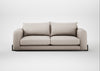 Nuvola 4 Seater Sofa Capelo Linen-Cotton Sesame / Black