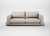 Nuvola 4 Seater Sofa Capelo Linen-Cotton Sesame / Walnut Stained