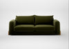 Nuvola 4 Seater Sofa Cotton Velvet Evergreen / Natural