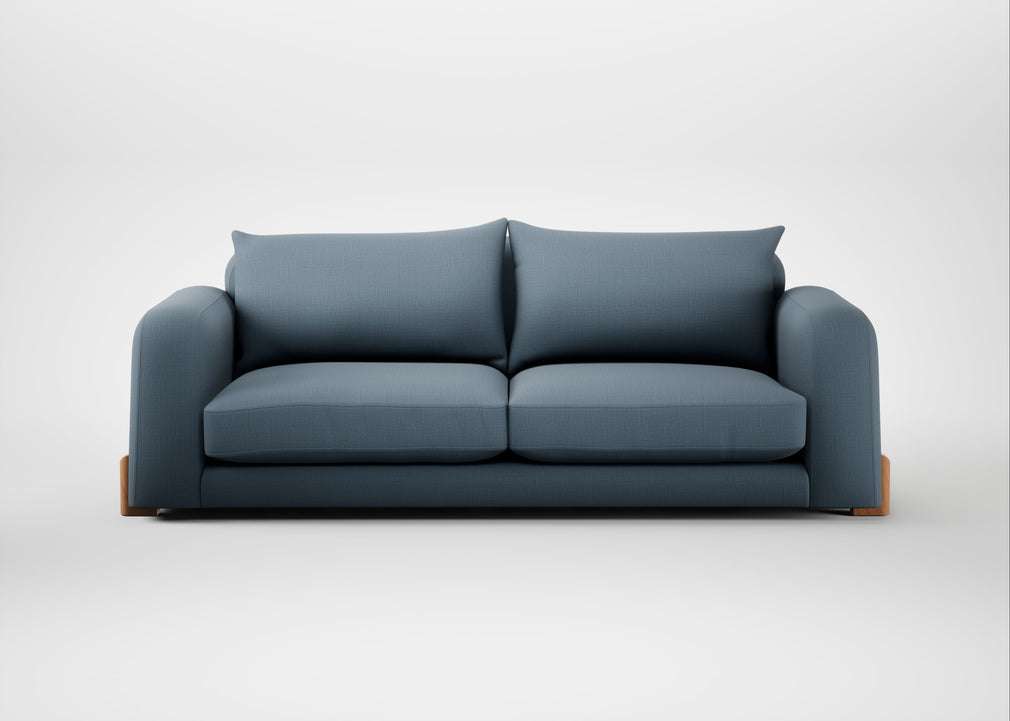 Nuvola 4 Seater Sofa Smart Cotton Linen Celestial / Natural