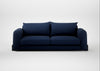 Nuvola 4 Seater Sofa Smart Cotton Linen Indigo / Black