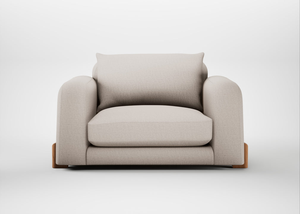 Nuvola Loveseat Capelo Linen-Cotton Sesame / Natural