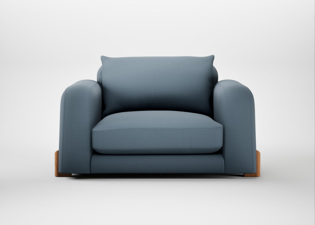 Nuvola Loveseat Smart Cotton Linen Celestial / Natural
