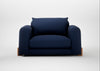Nuvola Loveseat Smart Cotton Linen Indigo / Natural