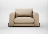 Nuvola Loveseat Smart Cotton Linen Rice / Black
