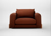Nuvola Loveseat Smart Cotton Linen Rust / Natural