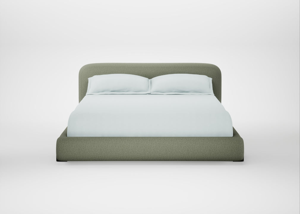 Nuvola Bed Super King / Capelo Linen-Cotton Sage / Black