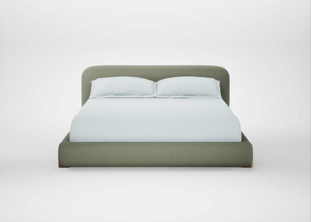 Nuvola Bed Super King / Capelo Linen-Cotton Sage / Natural