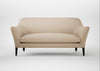 Wallis 3 Seater Sofa Smart Cotton Linen Rice / Black