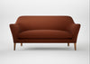 Wallis 3 Seater Sofa Smart Cotton Linen Rust / Natural