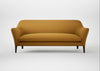 Wallis 3 Seater Sofa Smart Cotton Linen Sahara / Walnut Stained
