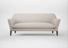 Wallis 4 Seater Sofa Capelo Linen-Cotton Sesame / Walnut Stained