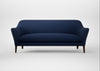 Wallis 4 Seater Sofa Smart Cotton Linen Indigo / Walnut Stained