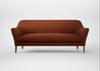 Wallis 4 Seater Sofa Smart Cotton Linen Rust / Natural