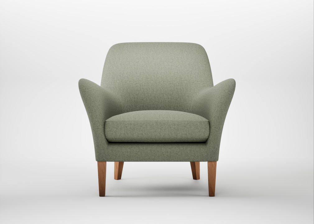 Wallis Armchair Capelo Linen-Cotton Sage / Natural
