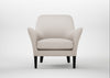 Wallis Armchair Capelo Linen-Cotton Sesame / Black