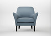 Wallis Armchair Smart Cotton Linen Celestial / Black