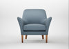 Wallis Armchair Smart Cotton Linen Celestial / Natural