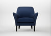 Wallis Armchair Smart Cotton Linen Indigo / Black