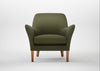Wallis Armchair Smart Cotton Linen Myrtle / Natural