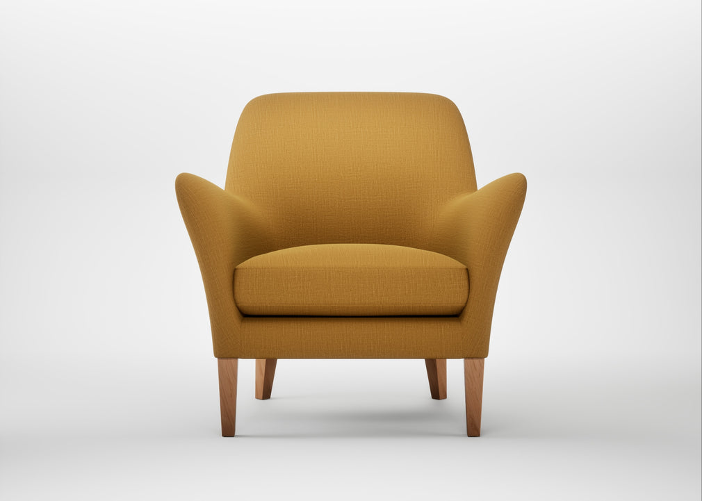 Wallis Armchair Smart Cotton Linen Sahara / Natural