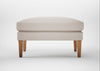 Wallis Ottoman Capelo Linen-Cotton Sesame / Natural
