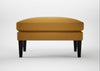 Wallis Ottoman Smart Cotton Linen Sahara / Black