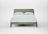 Wallis Bed Double / Capelo Linen-Cotton Sage / Walnut Stained"