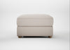 Tailor Rectangular Footstool Capelo Linen-Cotton Sesame / Natural