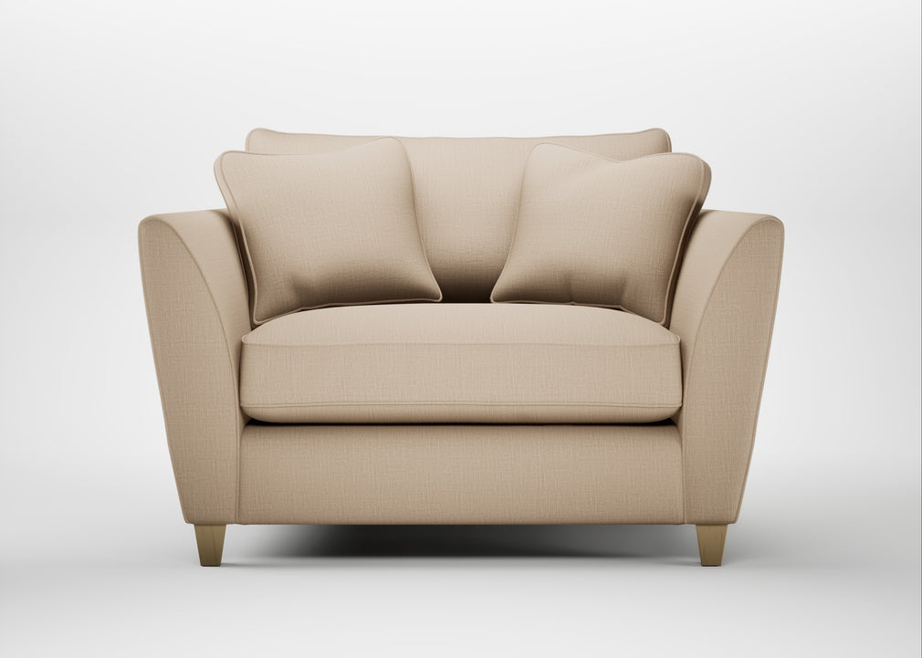 Torino Loveseat Smart Cotton Linen Rice / Natural