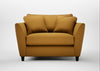 Torino Loveseat Smart Cotton Linen Sahara / Black