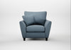 Torino Armchair Smart Cotton Linen Celestial / Black